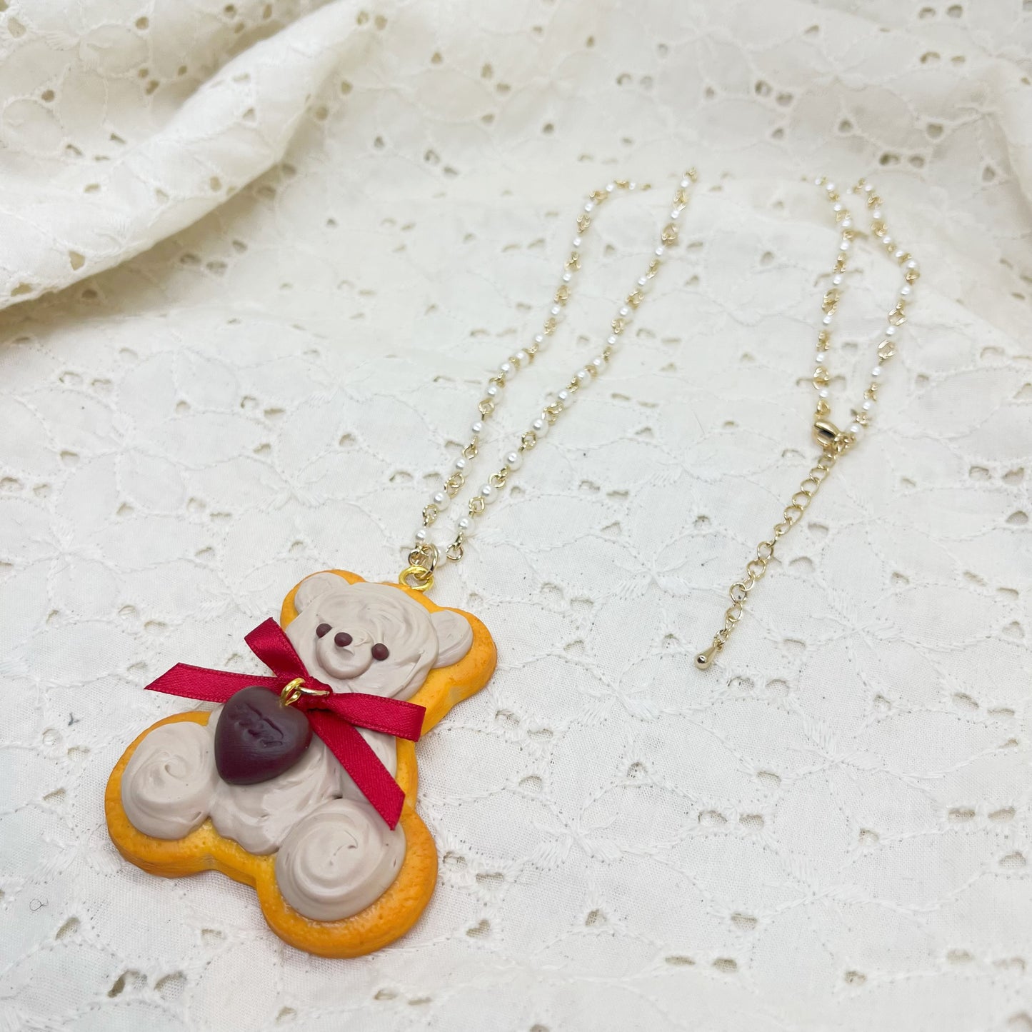 TiTi/くまのアイシングクッキーネックレス②