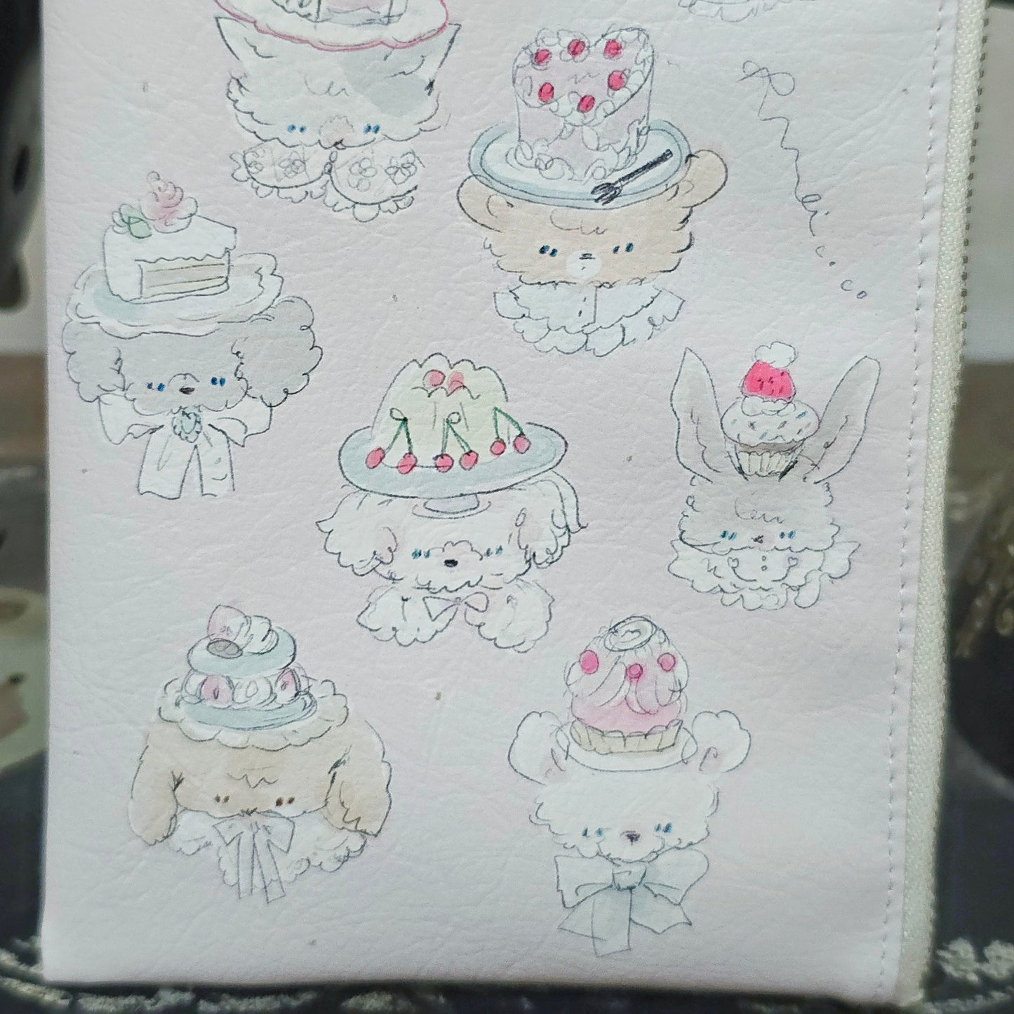 Mei coco/「cake hat」ポーチ