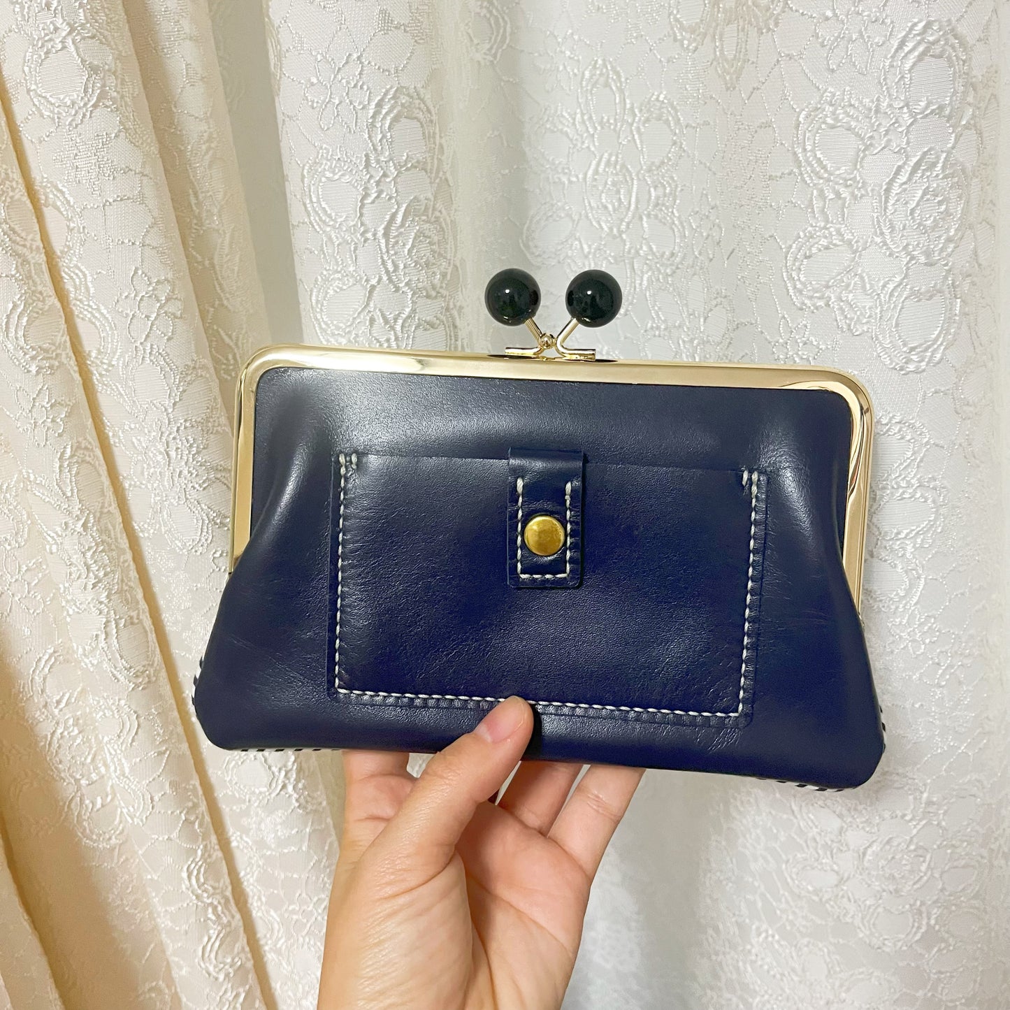 mint./革がま口財布③