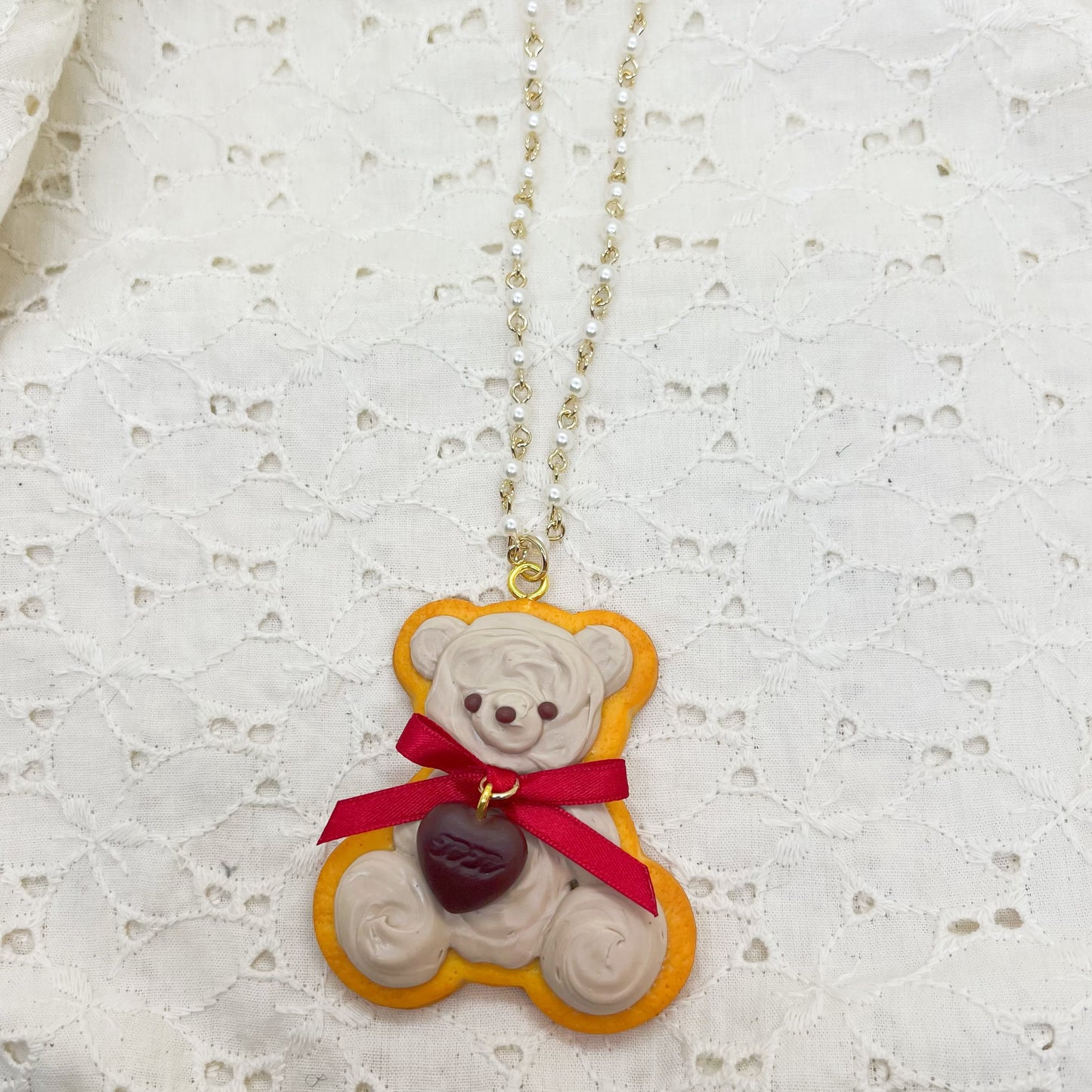 TiTi/くまのアイシングクッキーネックレス②