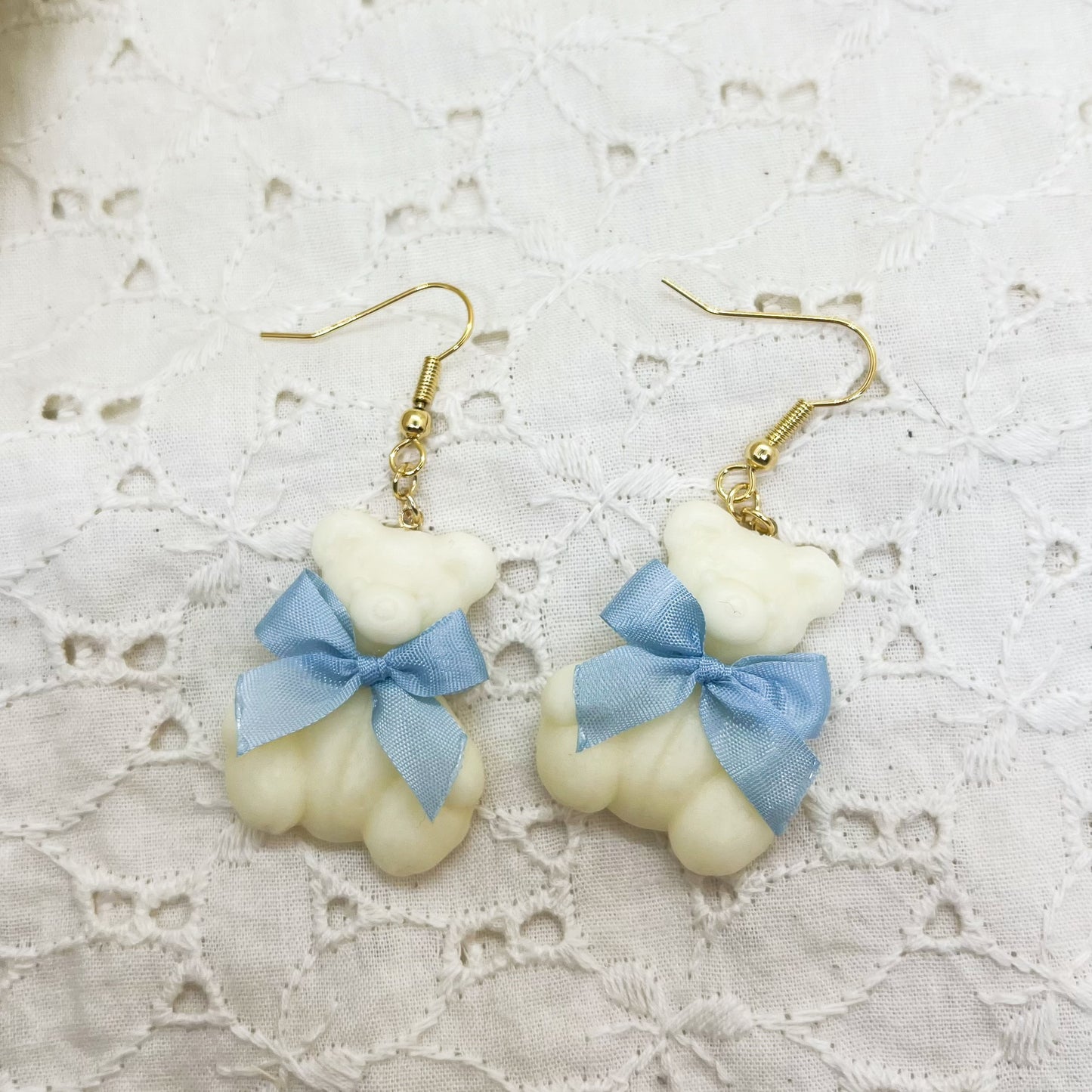 TiTi/くまチョコ&リボンピアス②