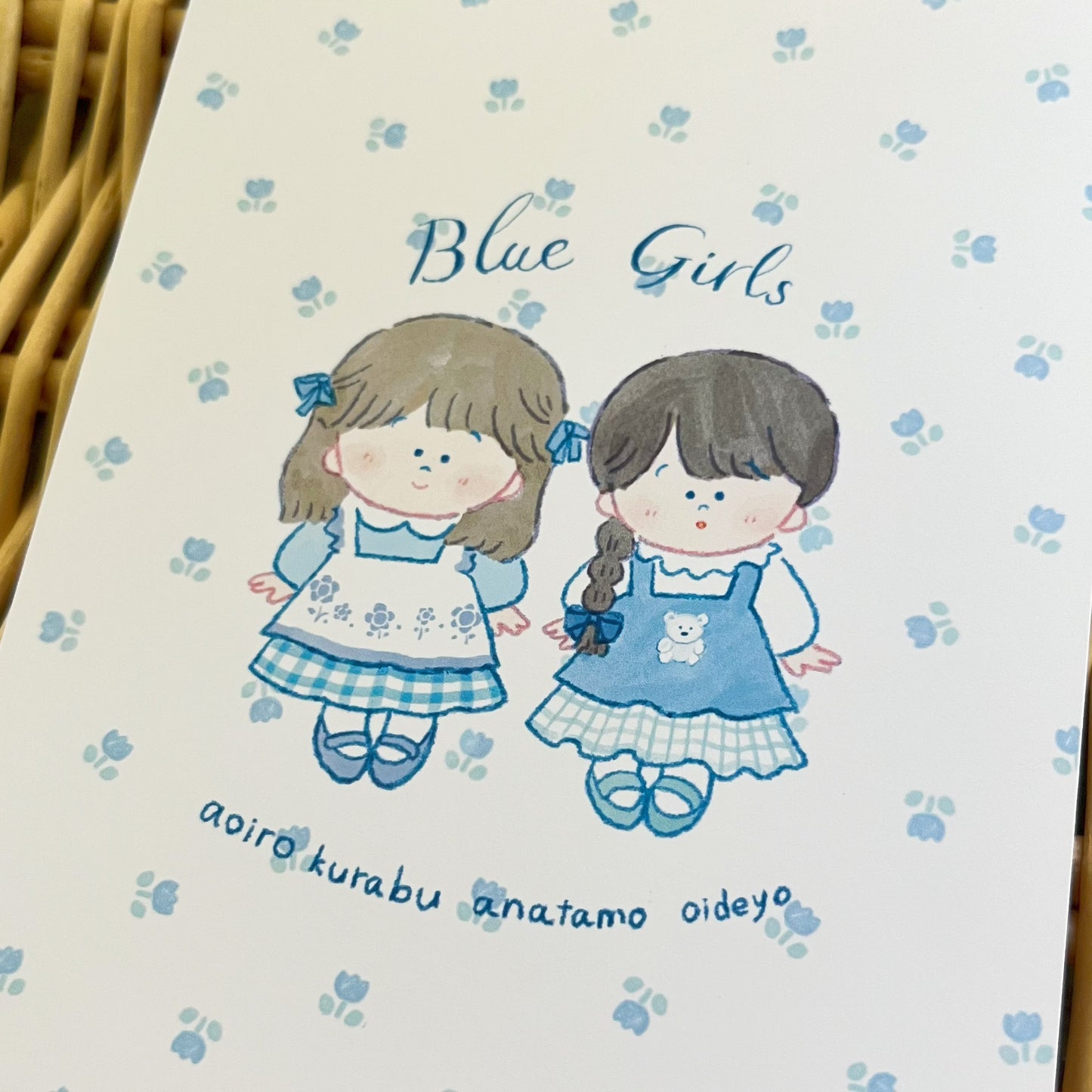 梶井のりこ/ポストカード(Blue Girls)