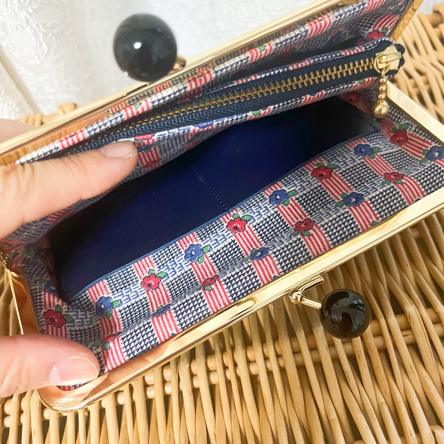 mint./革がま口財布③