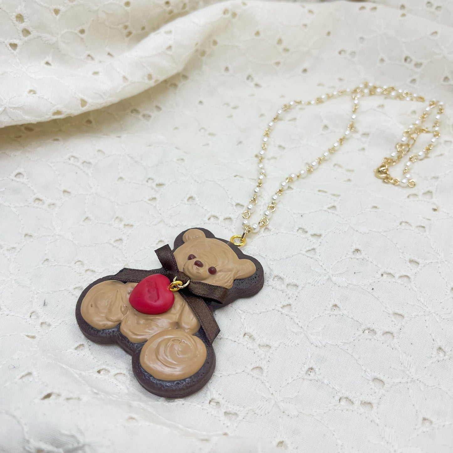 TiTi/くまのアイシングクッキーネックレス①