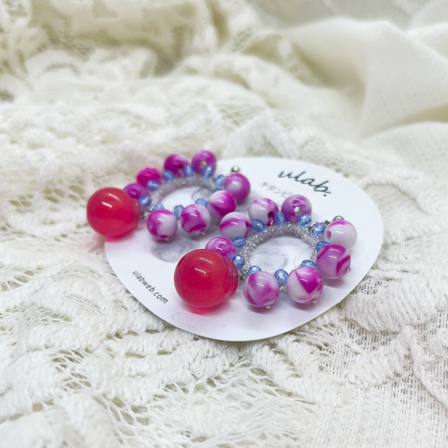 ulab./祝い花ピアス⑤