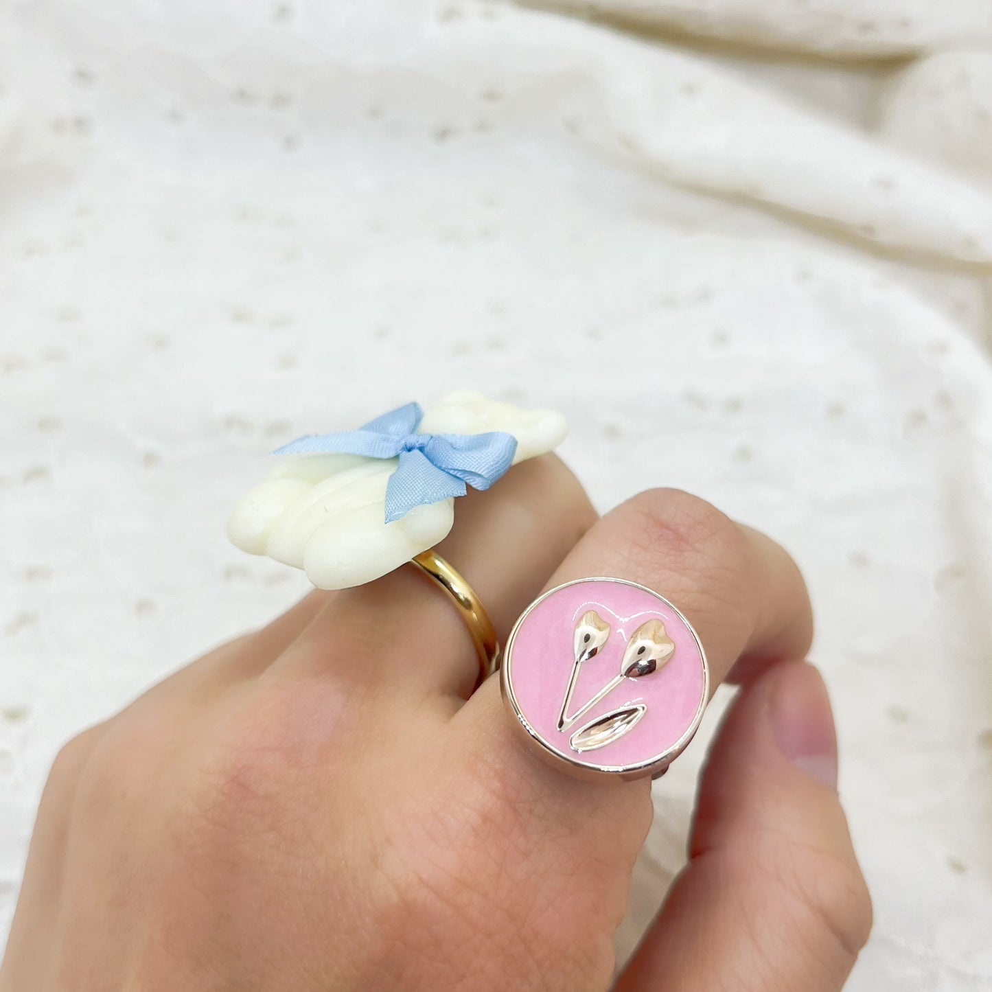 TiTi/くまチョコ&リボンリング②