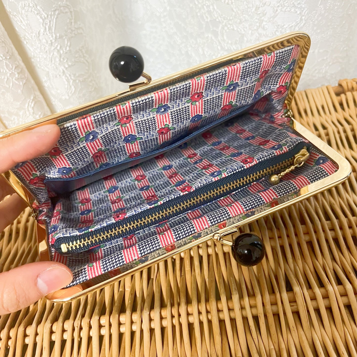 mint./革がま口財布③