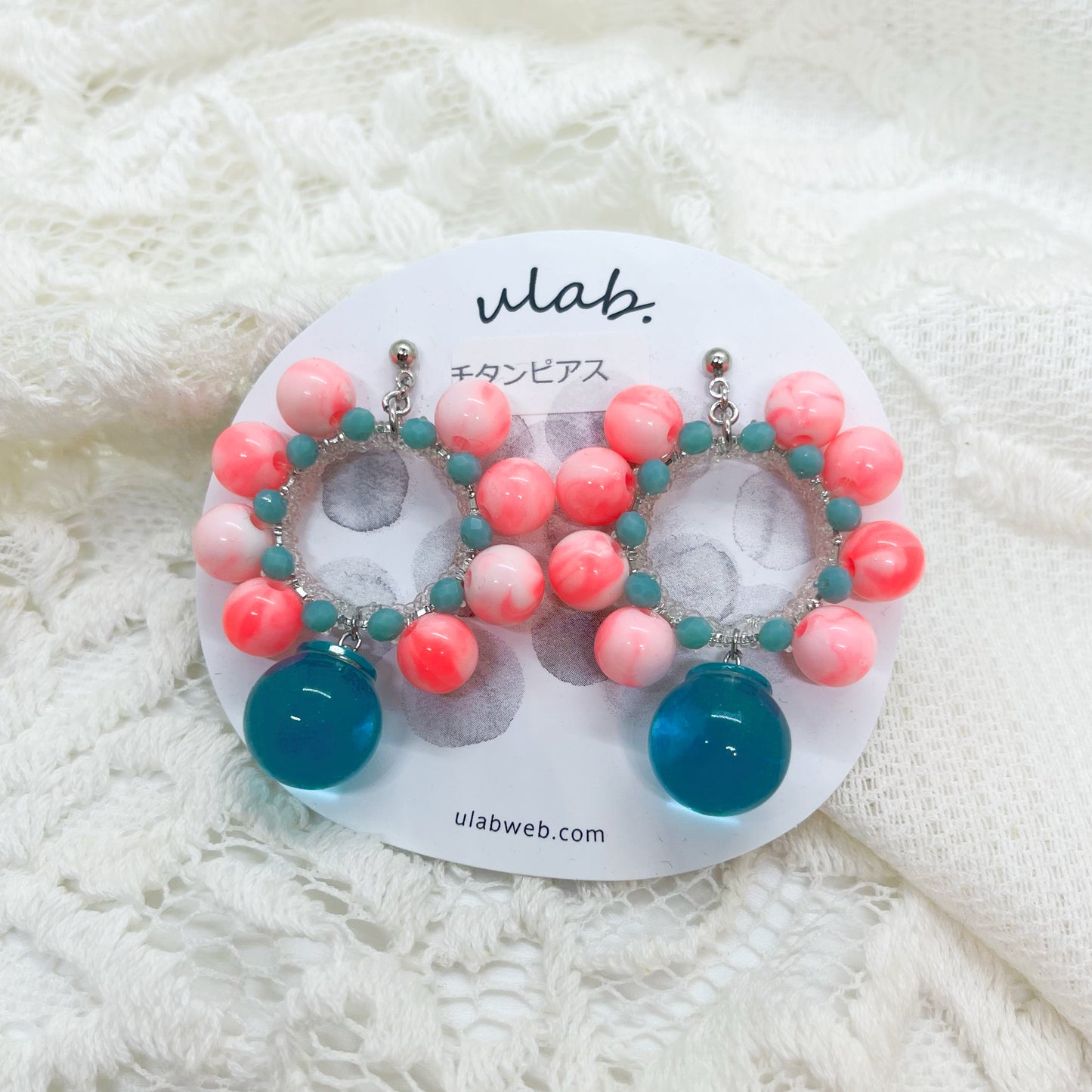 ulab./祝い花ピアス④