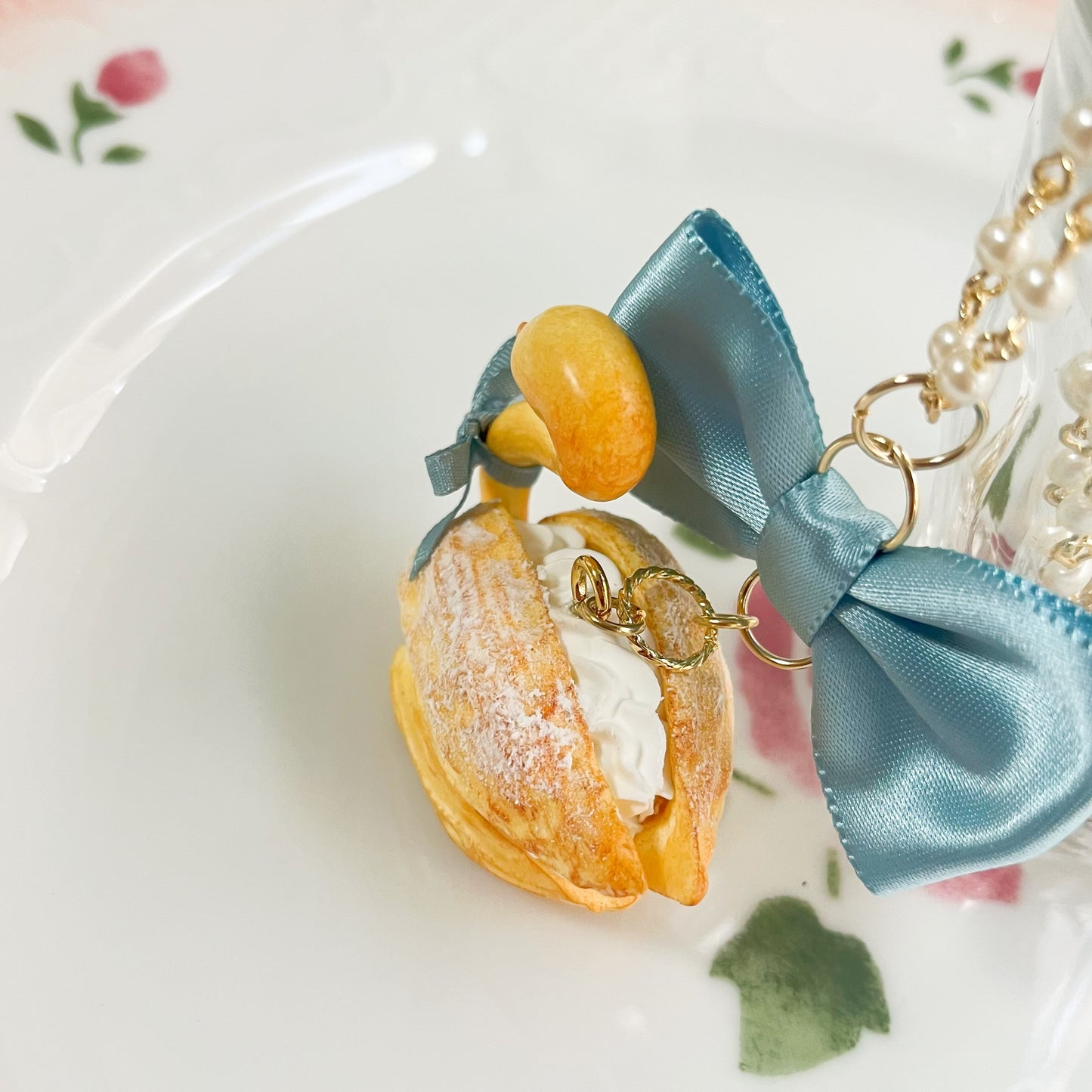 TiTi/スワンシューパールチェーンネックレス
