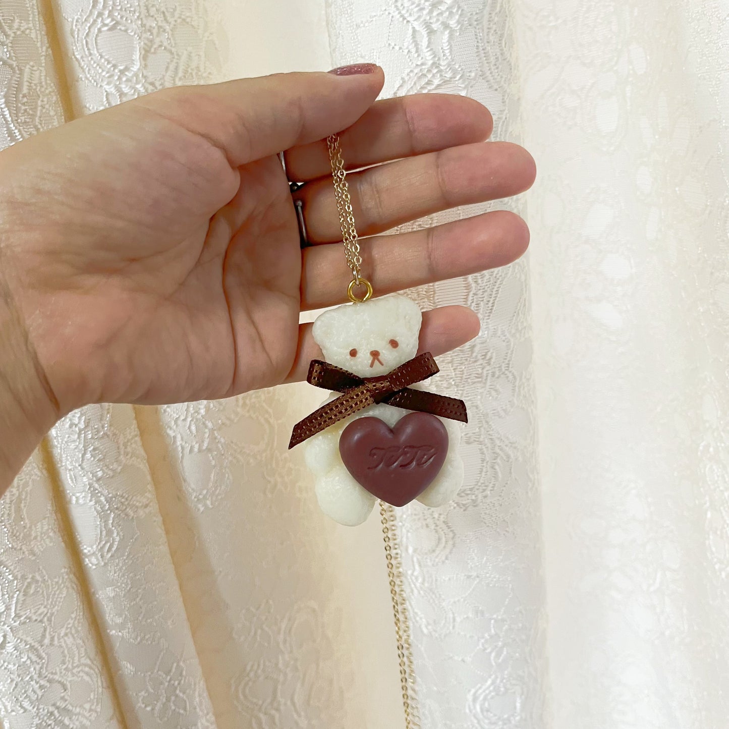 TiTi/くまのフラッティネックレス①