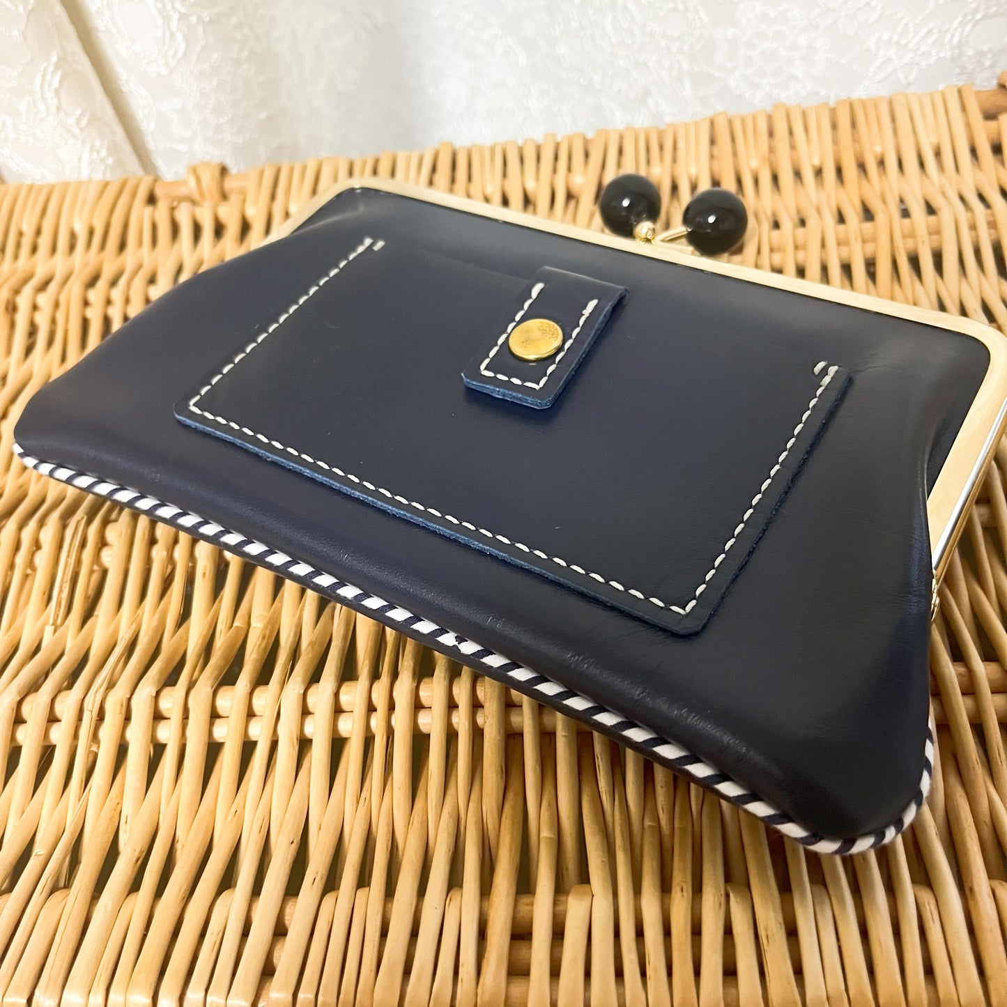 mint./革がま口財布③