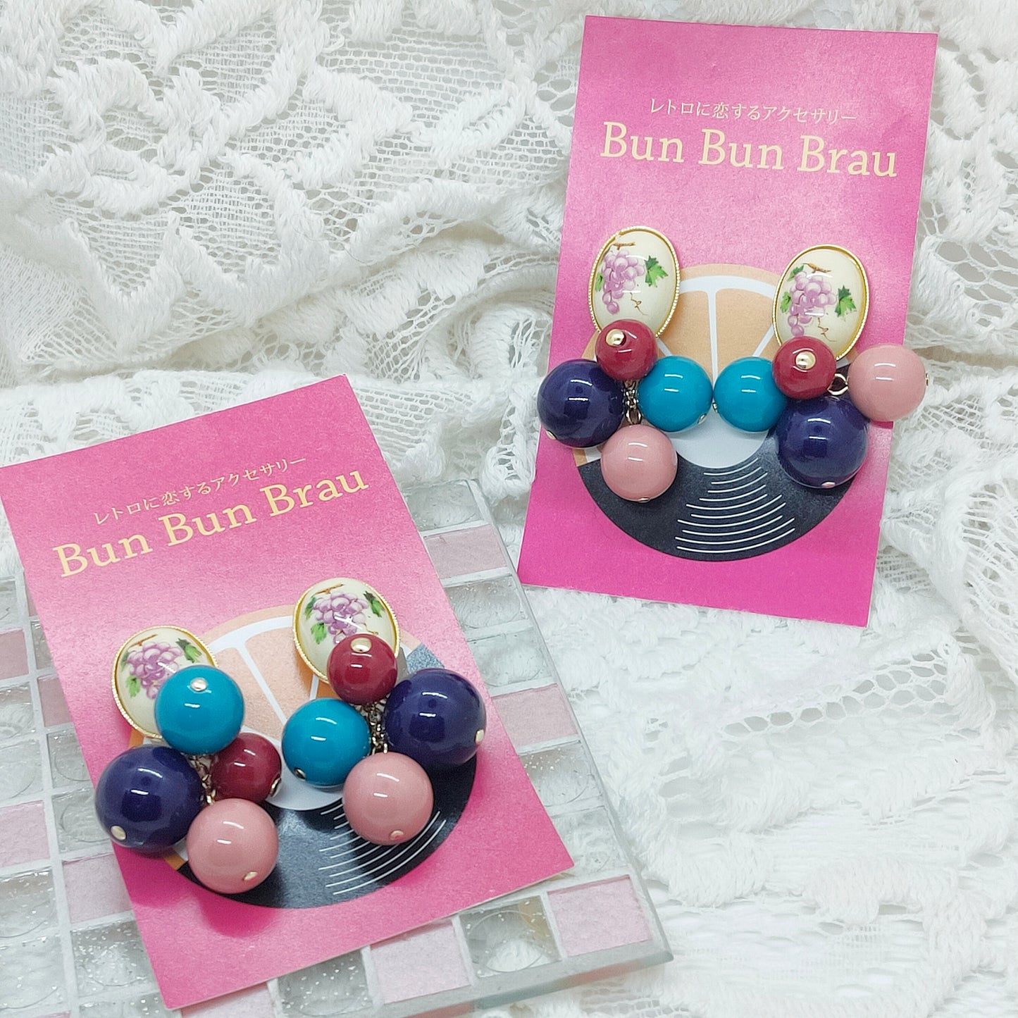 BunBunBrau/たわわのレトロイヤアクセ(ぶどう)