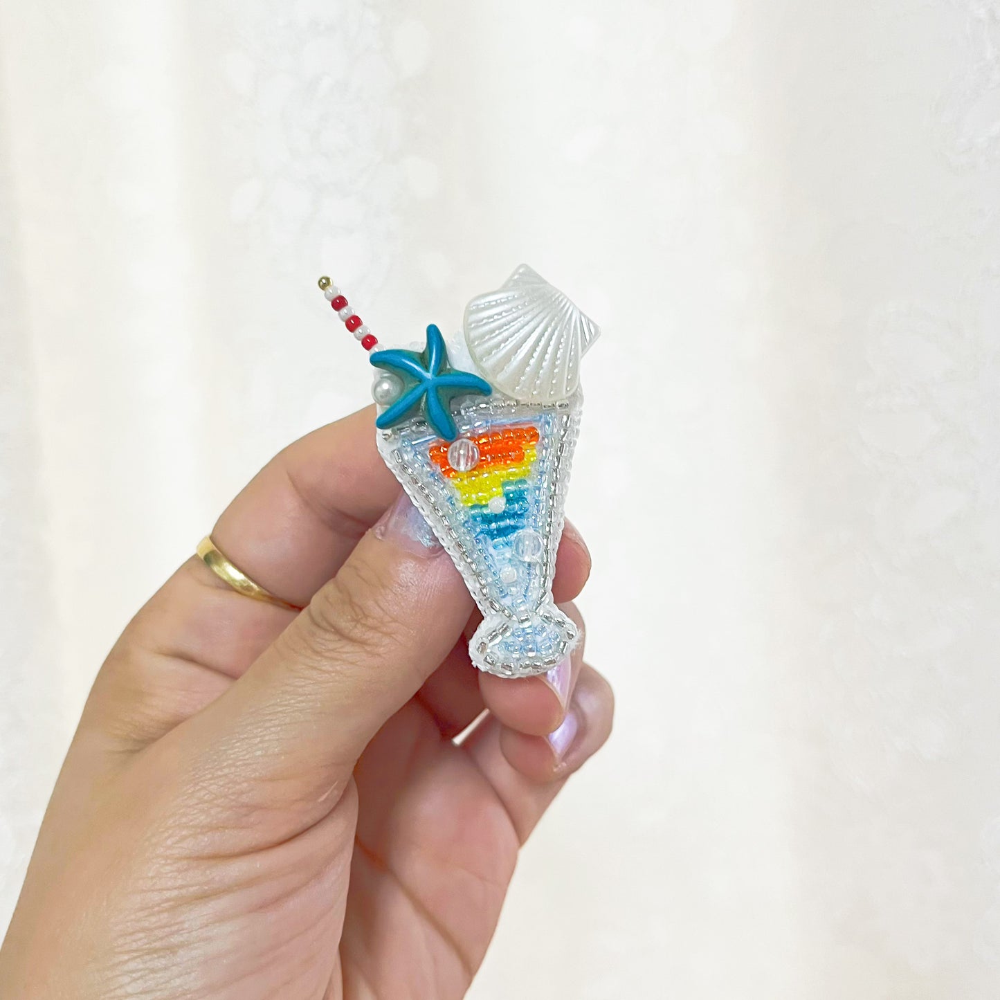 Bijouterie Marie/人魚が作った海のジュースブローチ