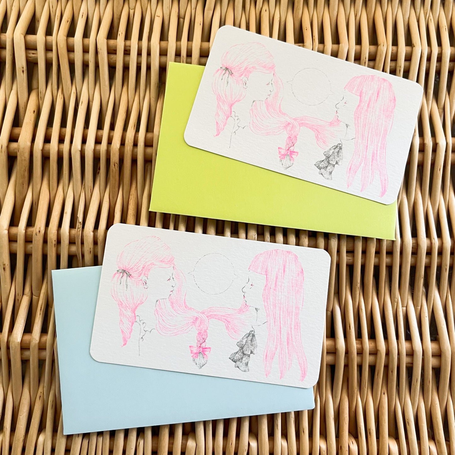 figpolkadot/mini card(girls talk)