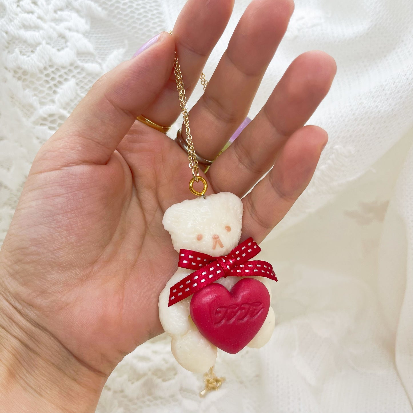 TiTi/くまのフラッティネックレス①