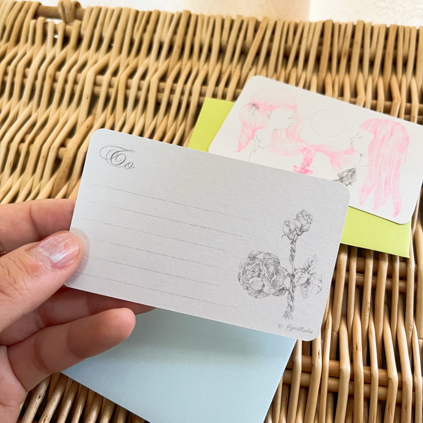 figpolkadot/mini card(girls talk)