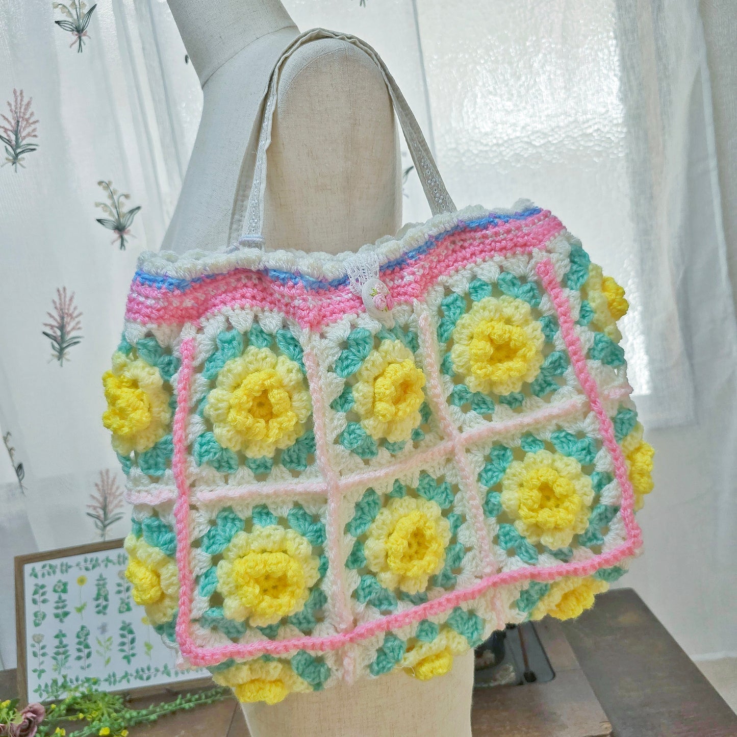 ruiron/sugar flower bag(yellow)