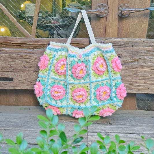 ruiron/sugar flower bag(pink)