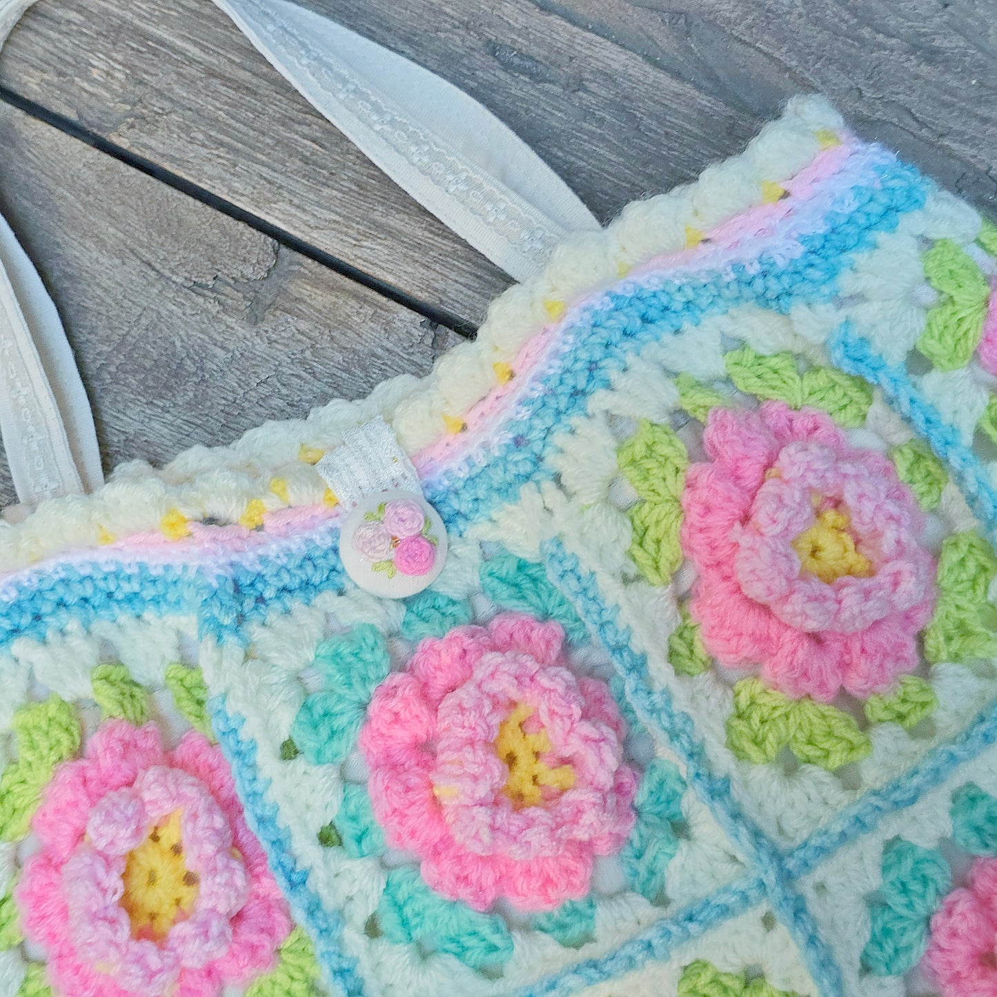 ruiron/sugar flower bag(pink)