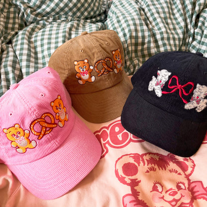 Ma cocotte/コーデュロイキャップ③