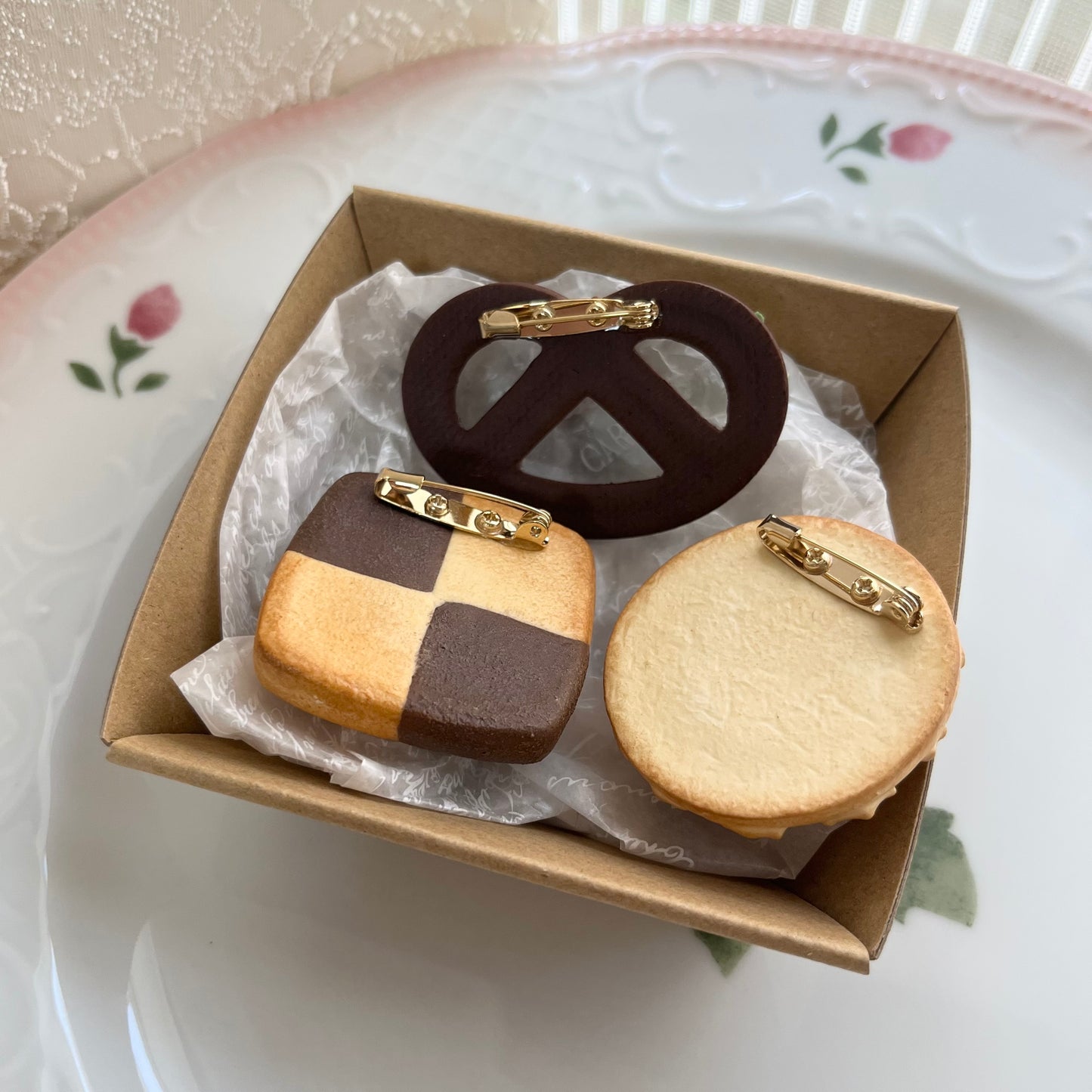 TiTi/3種のクッキーブローチセット③