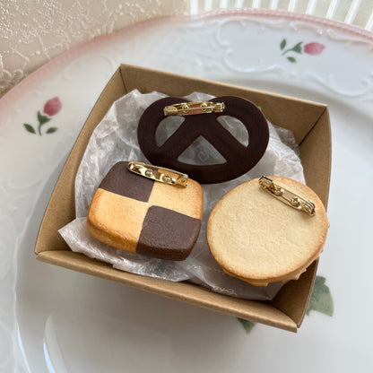 TiTi/3種のクッキーブローチセット③
