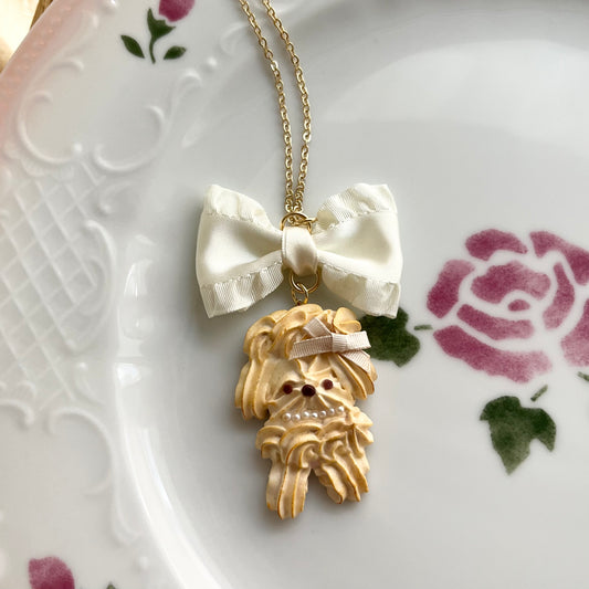 TiTi/犬の絞りだしクッキーネックレス③