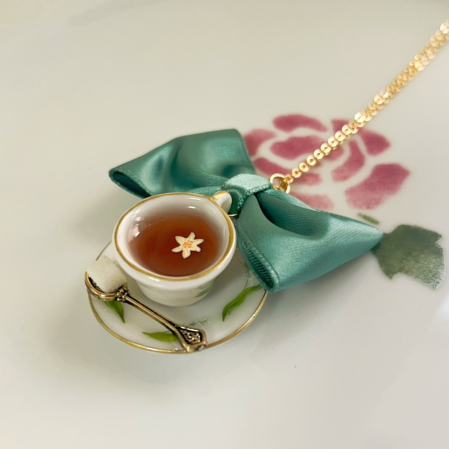 TiTi/フラワーティーネックレス②