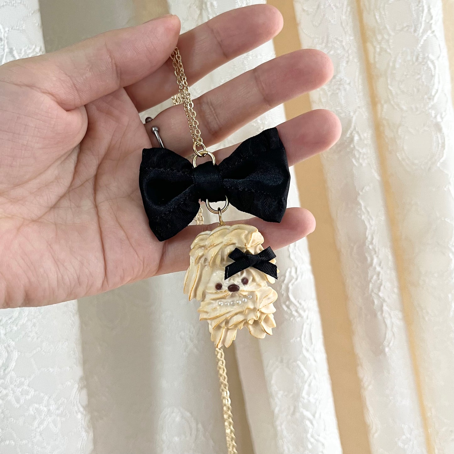 TiTi/犬の絞りだしクッキーネックレス④