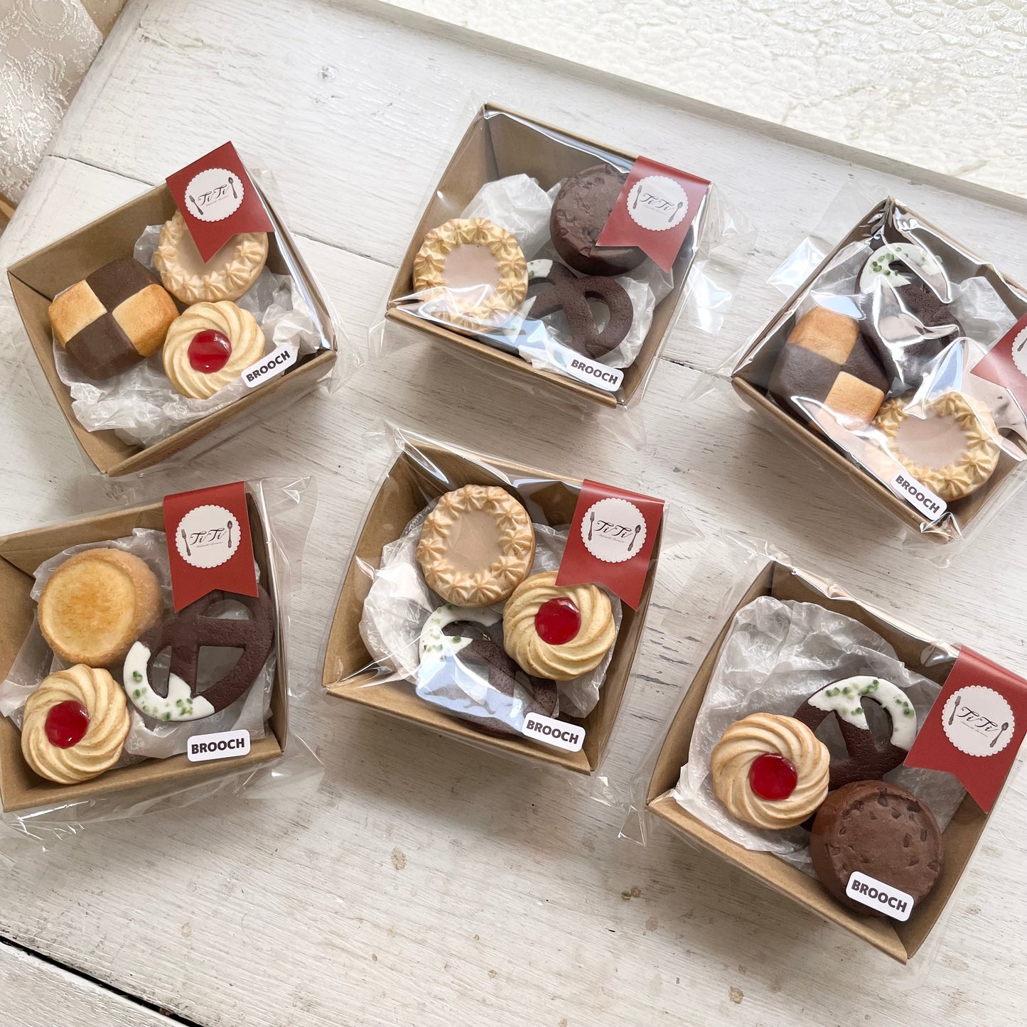 TiTi/3種のクッキーブローチセット④