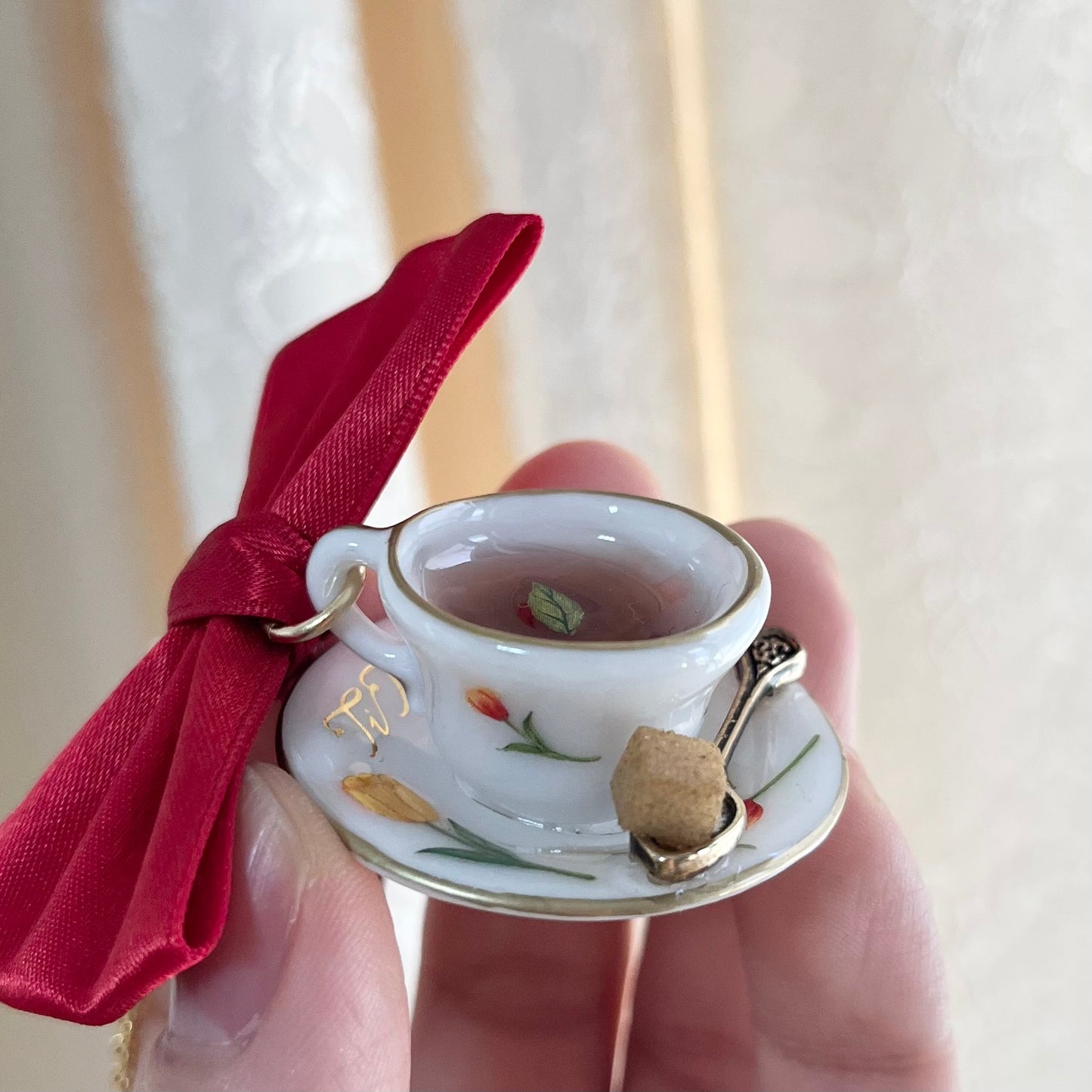 TiTi/フラワーティーネックレス①