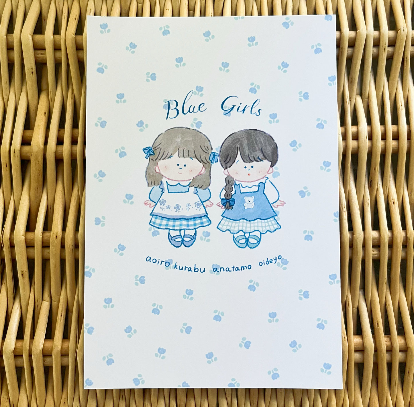梶井のりこ/ポストカード(Blue Girls)