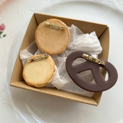 TiTi/3種のクッキーブローチセット⑤