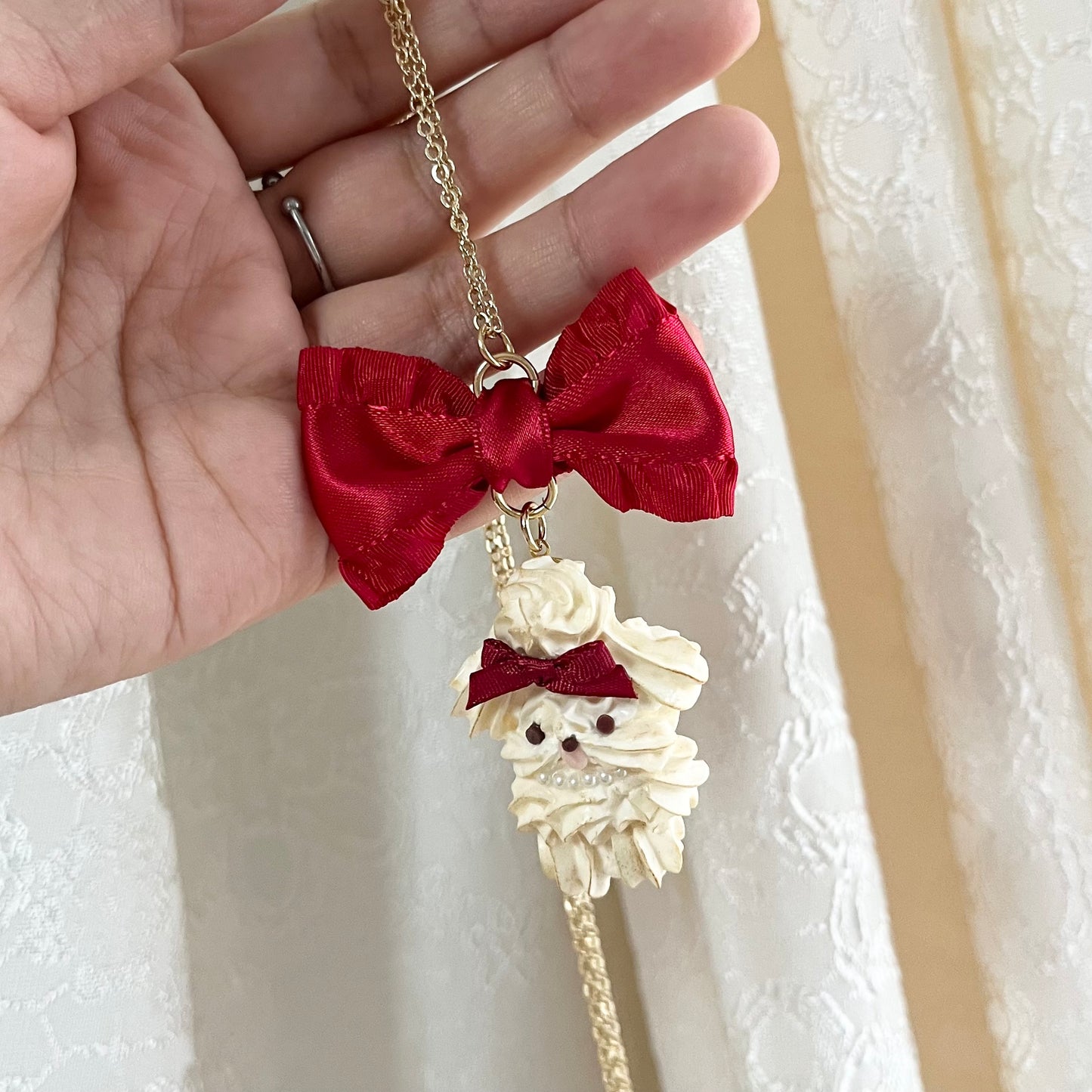 TiTi/犬の絞りだしクッキーネックレス②