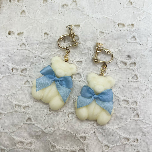 TiTi/くまチョコ＆リボンイヤリング⑤