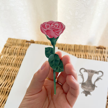 figpolkadot/薔薇を引き出せるメッセージカード