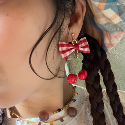 TiTi/さくらんぼのイヤリング